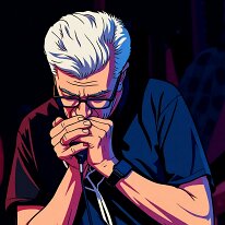ich Avatar Cartoon Blues Harp