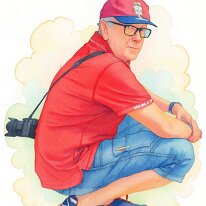 ich Avatar Wasserfarben Fotograf